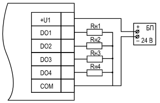 Схема подключения МУ210-410