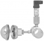 Трубный мембранный разделитель со стерильным присоединением к процессу (встроенный датчик измерения температуры)